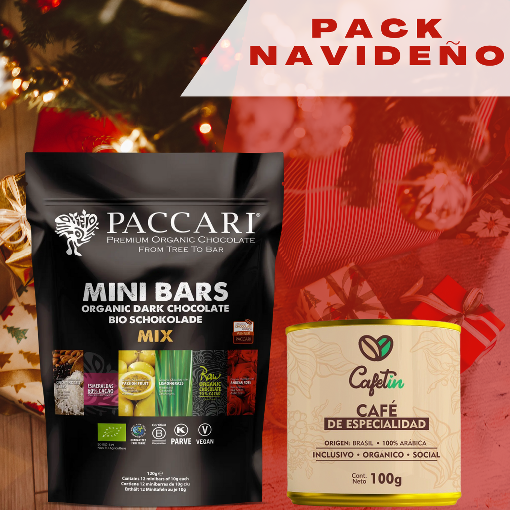 Pack justo & puro chocolate y café orgánico