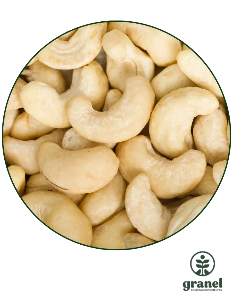 [3529] Castañas de cajú enteras crudas sin sal 500g