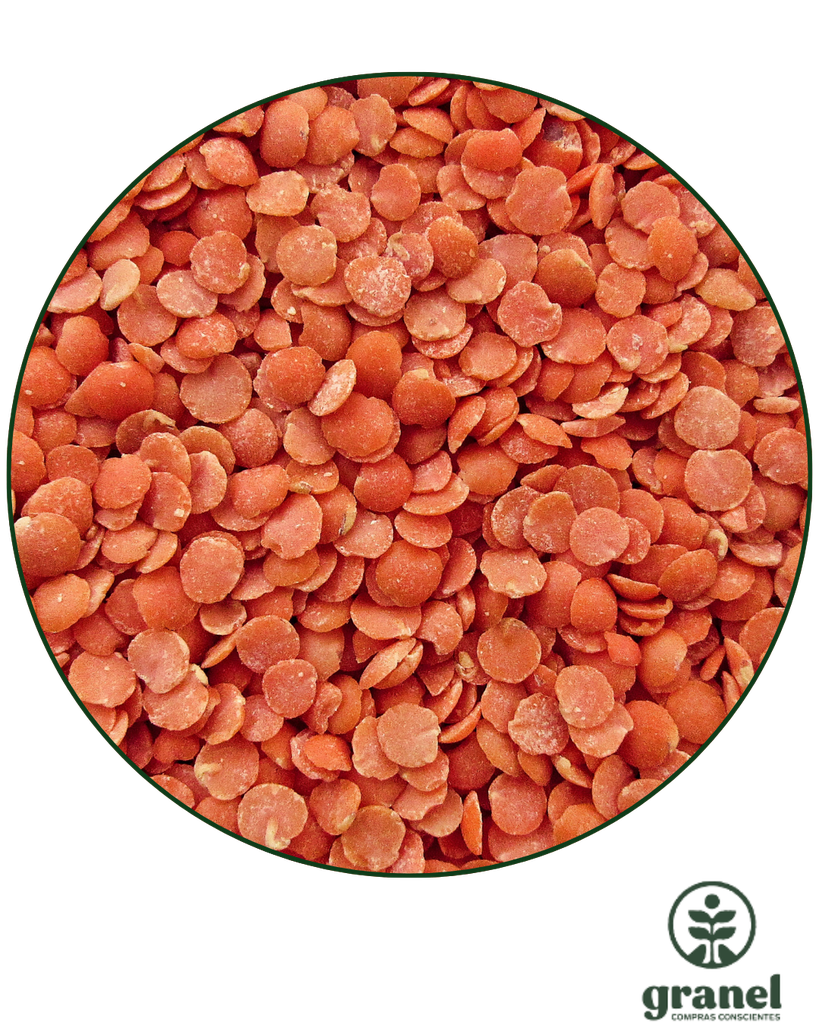 Lentejas peladas rojas 5kg