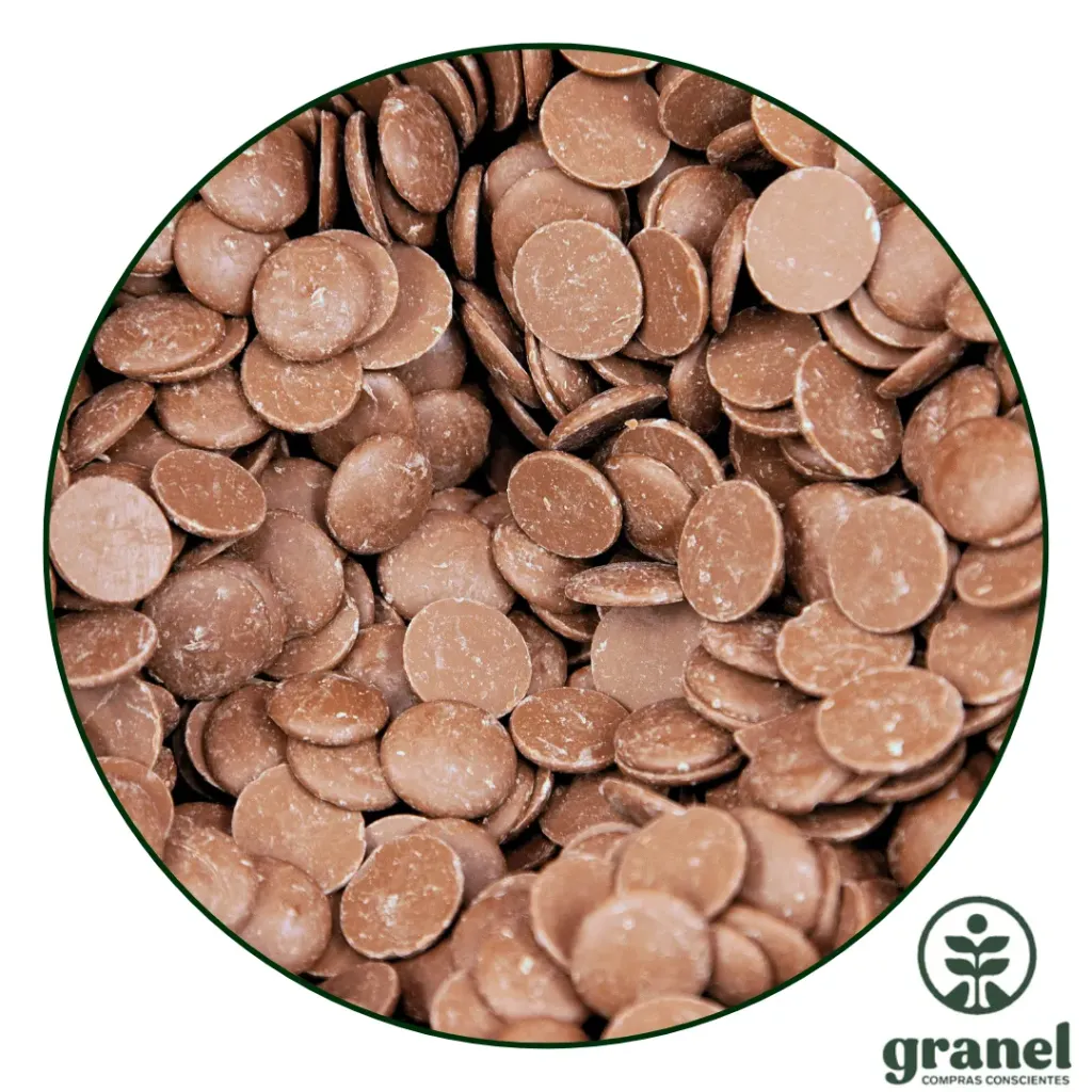 [3565] Medallones de chocolate semi amargo 54% Belcolade 100g