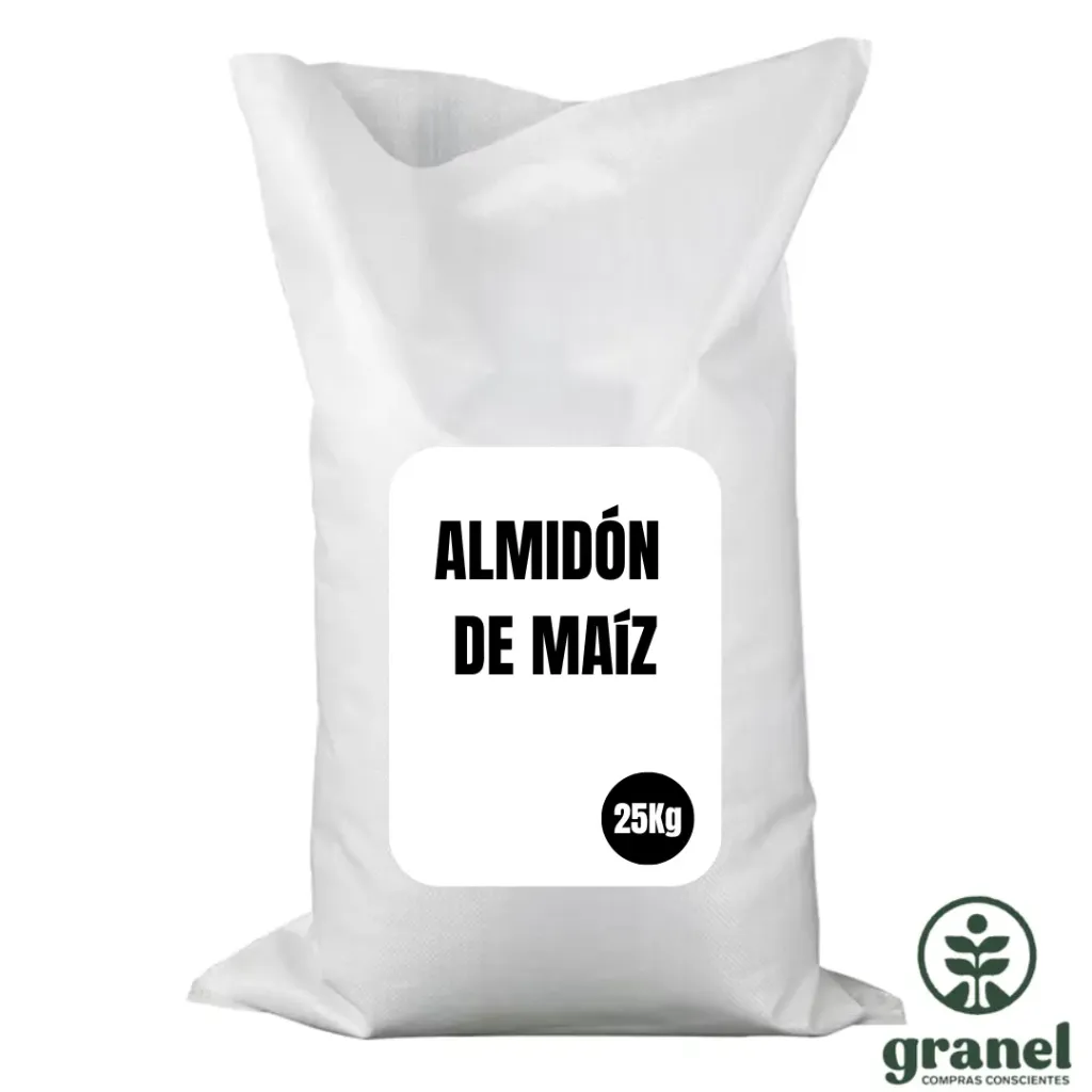 [Por encargue, plazo hasta 7 días] Fécula almidón de maíz no transgénico certificado. Bolsa de 25kg
