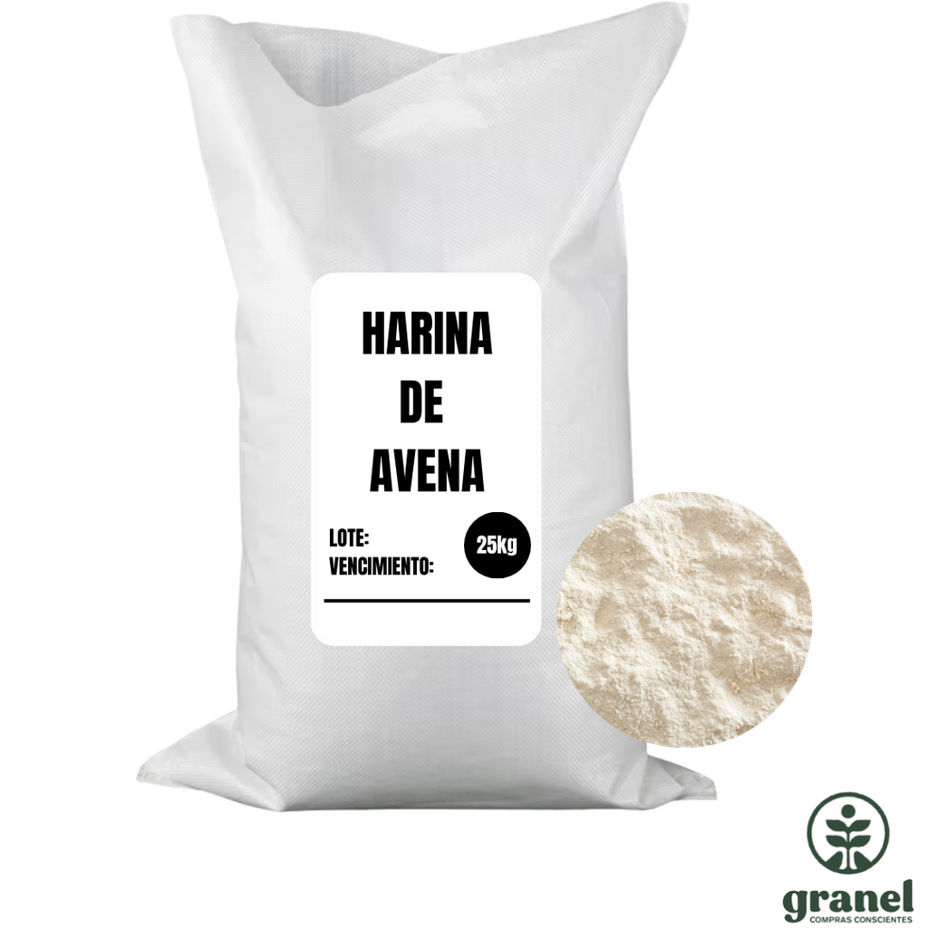 [Por encargue, plazo hasta 7 días] Harina de avena. Bolsa 25kg
