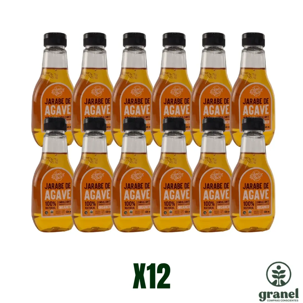 [Por encargue, plazo hasta 7 días] Jarabe de agave orgánico Terra Verde 660gr. Caja 12 unidades