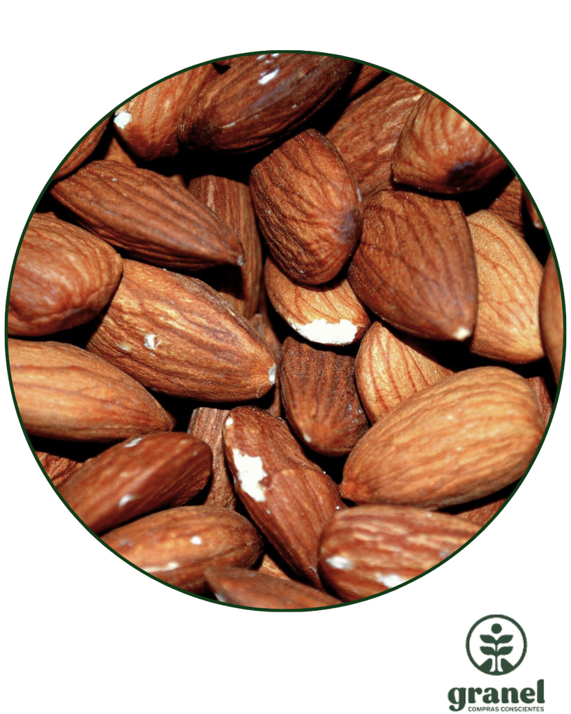 Almendras partidas industriales crudas sin sal 2.5kg