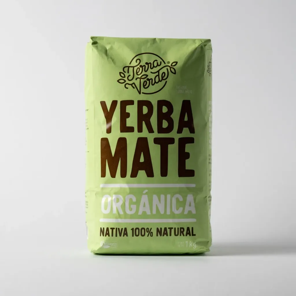 [Por encargue, plazo hasta 7 días] Yerba mate nativa orgánica Terra Verde 1kg funda 20kg