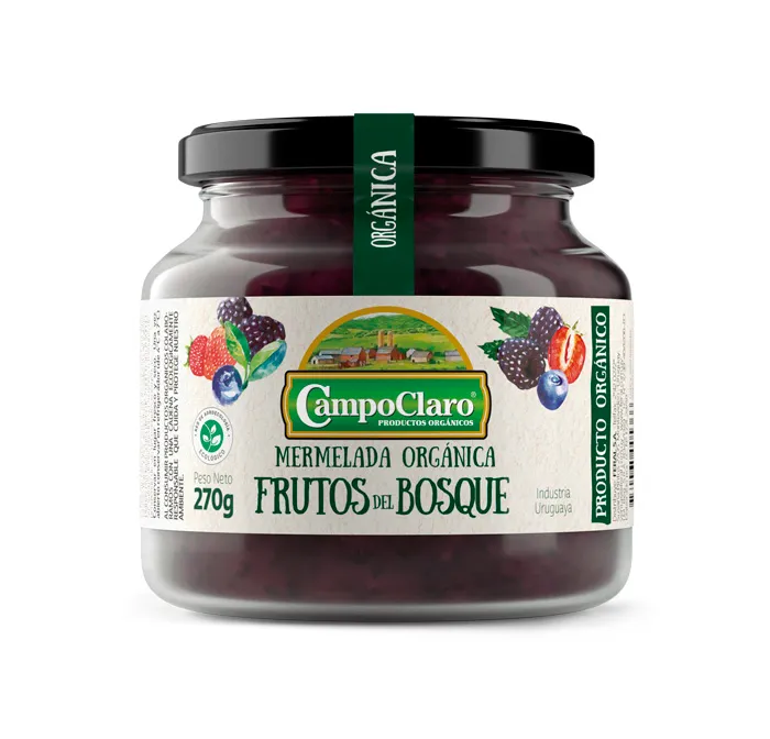 Mermelada de frutos del bosque orgánica Campo Claro 270g