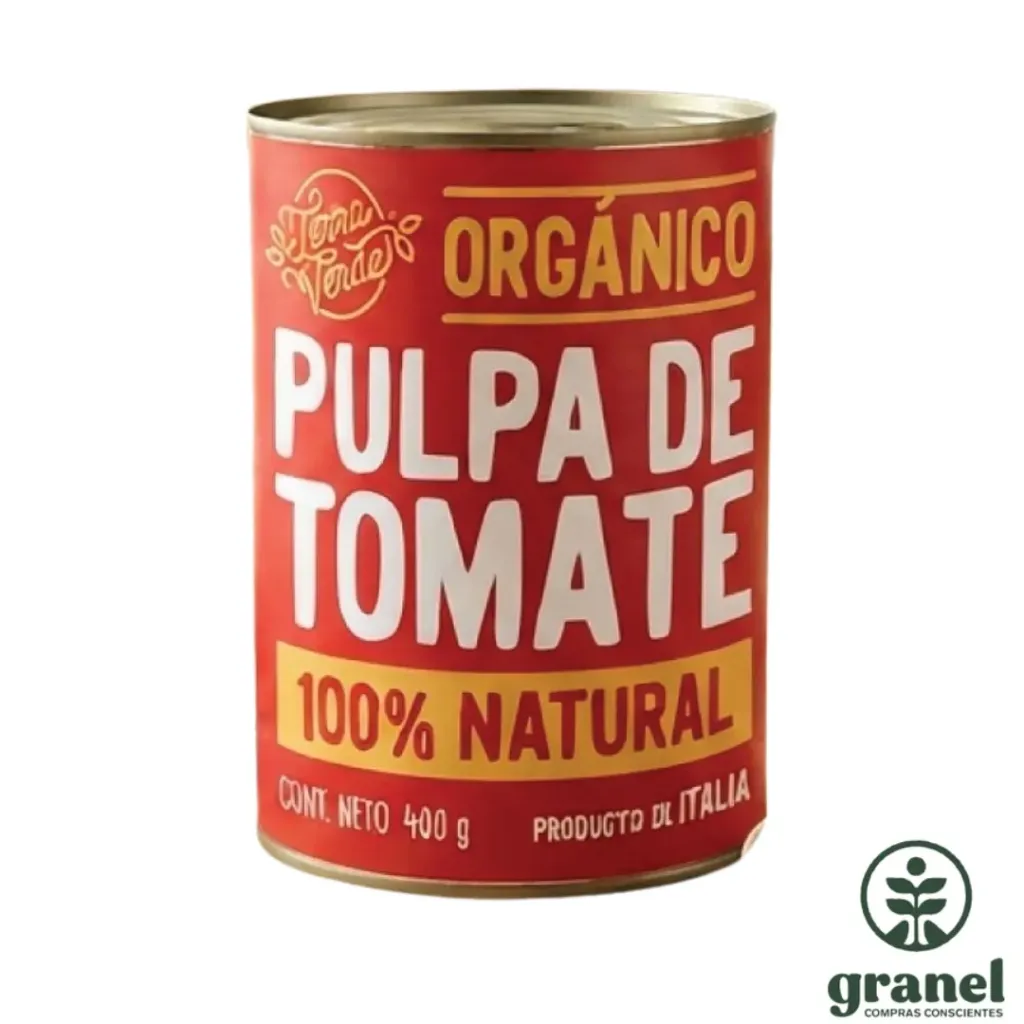 Pulpa de tomate orgánica Terra Verde 400g