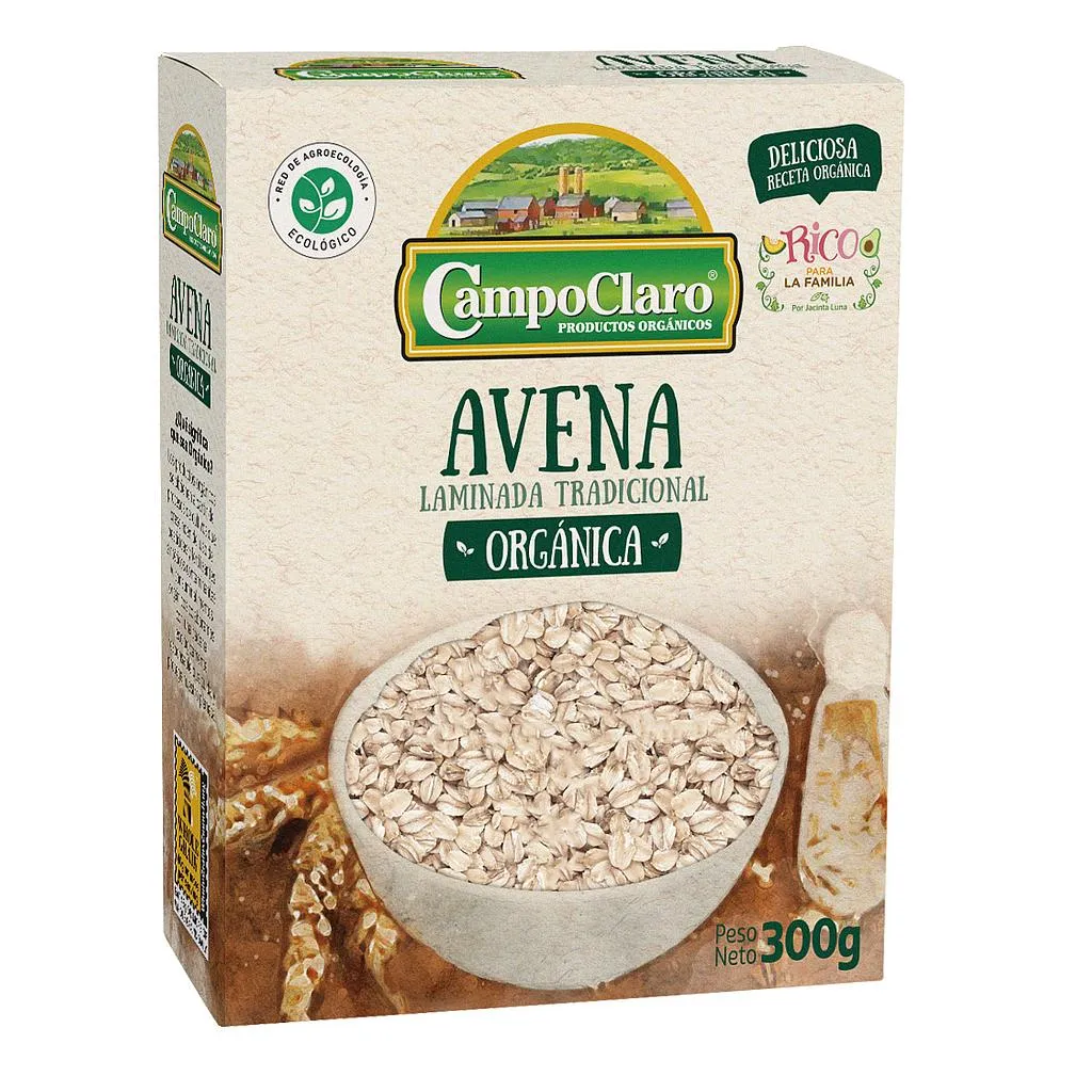 [8523] Avena laminada orgánica Campo Claro 300g