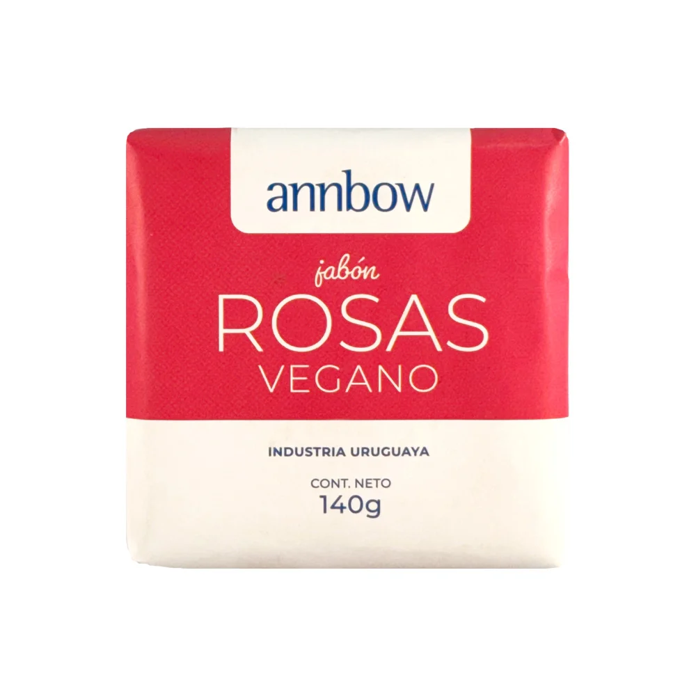 Jabón vegano rosas Annbow 140g