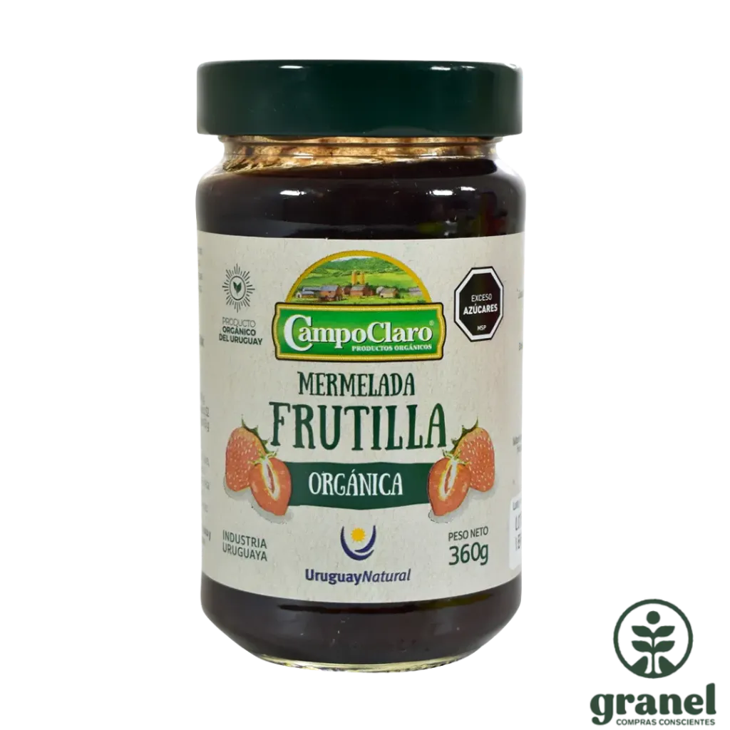 [2588] Mermelada de frutilla orgánica Campo Claro 360g