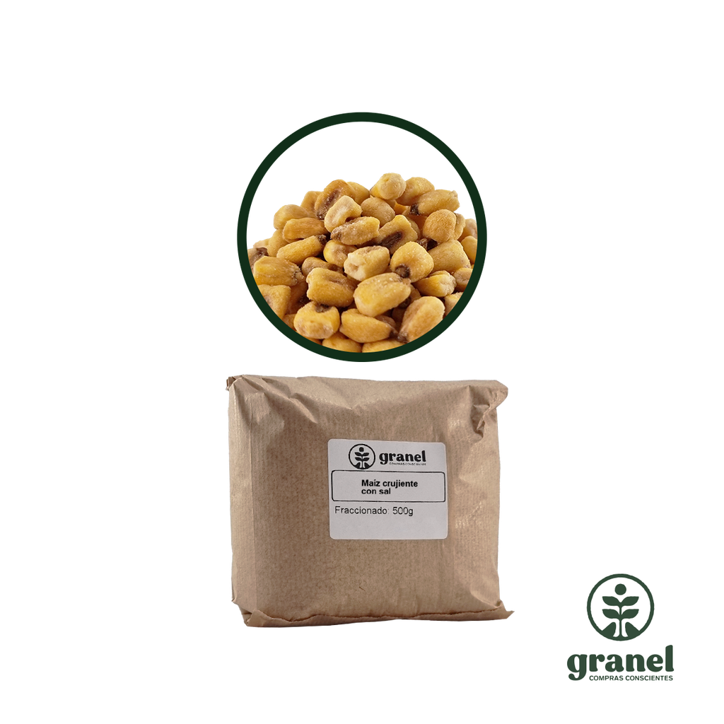 Maíz crujiente con sal 500g