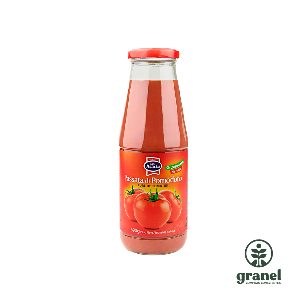 [6529] Pulpa salsa de tomates passata di pomodoro Las Acacias 690g
