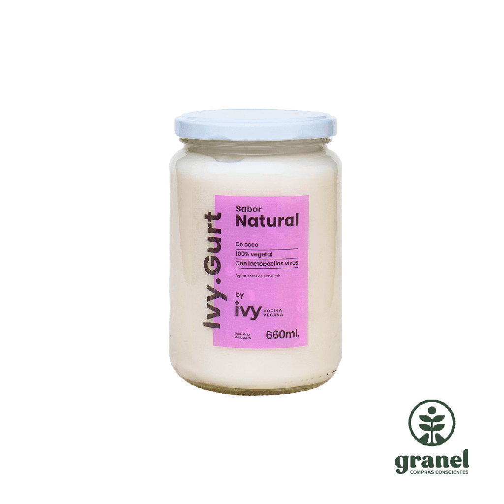 [8670] Yogur natural sin azúcar Ivy 660ml