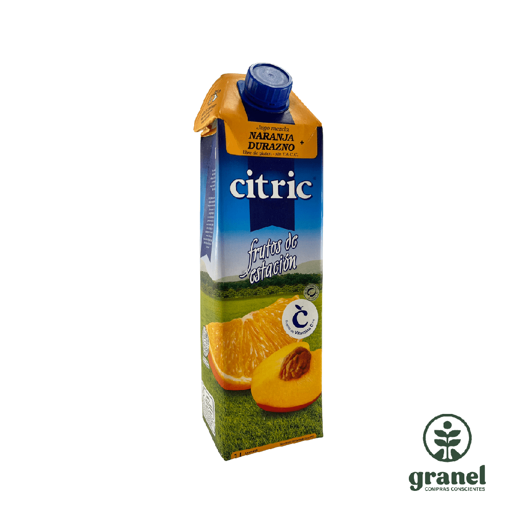 [10455] Jugo de naranja y durazno Citric 1L
