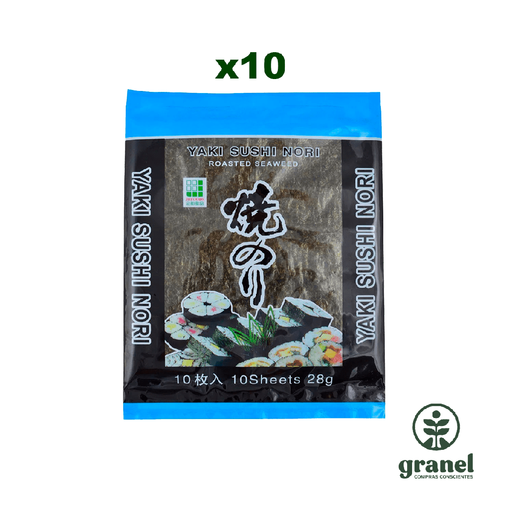 [3321] Alga nori sushi paquete de 10 unidades x10 paquetes